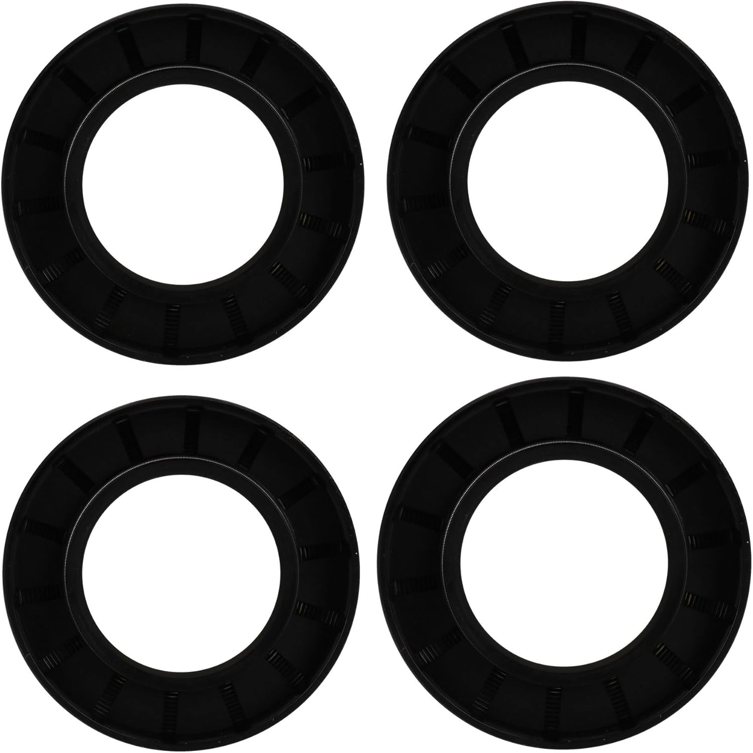 AB Tools 4 Trailer Bearing Hub Metric Oil Seal ID43mm x OD75mm x W10mm Rubber Sprung