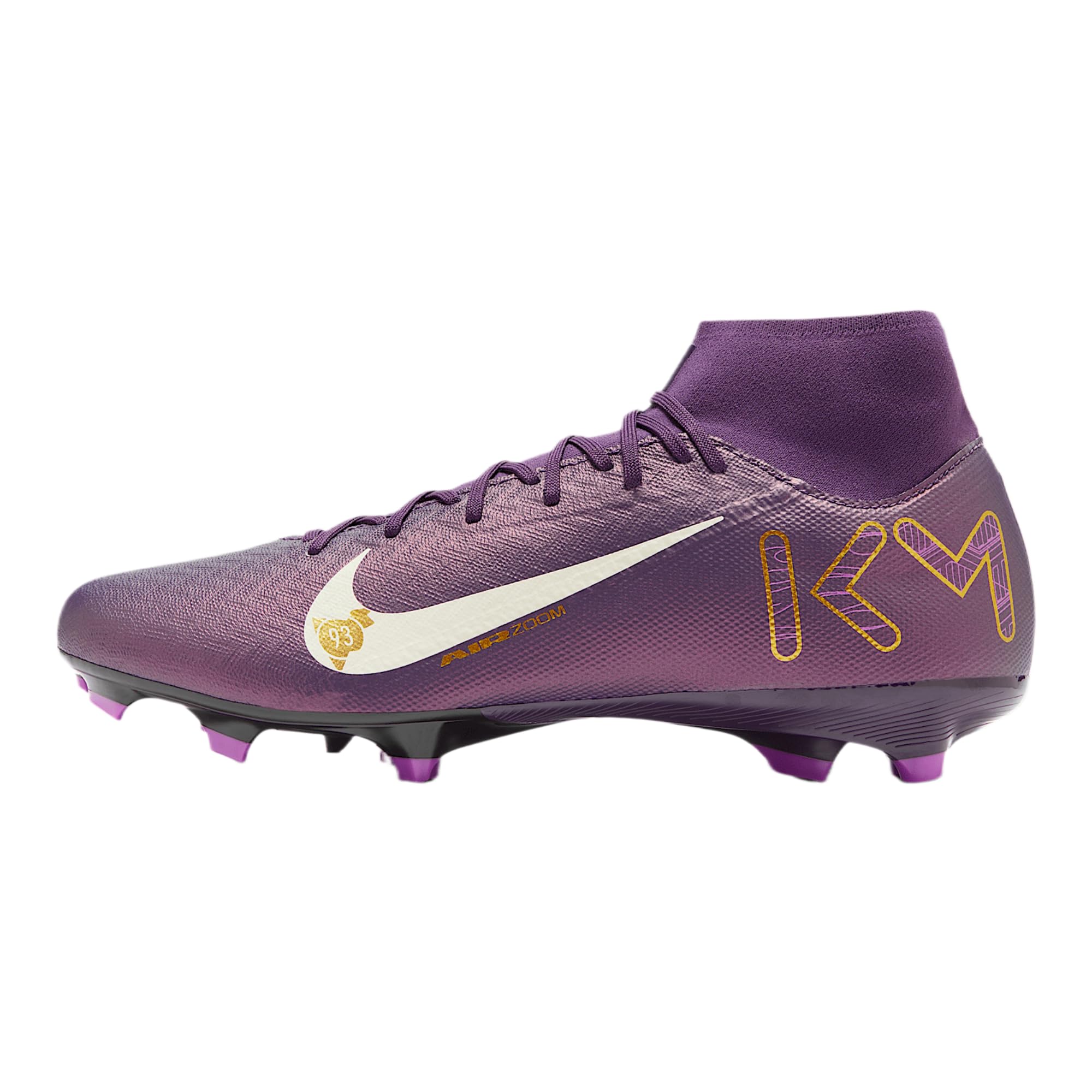 Nike Zm Superfly 10 Acad Km Fgmg Shoes For Mens Grandpurplepaleivory 41