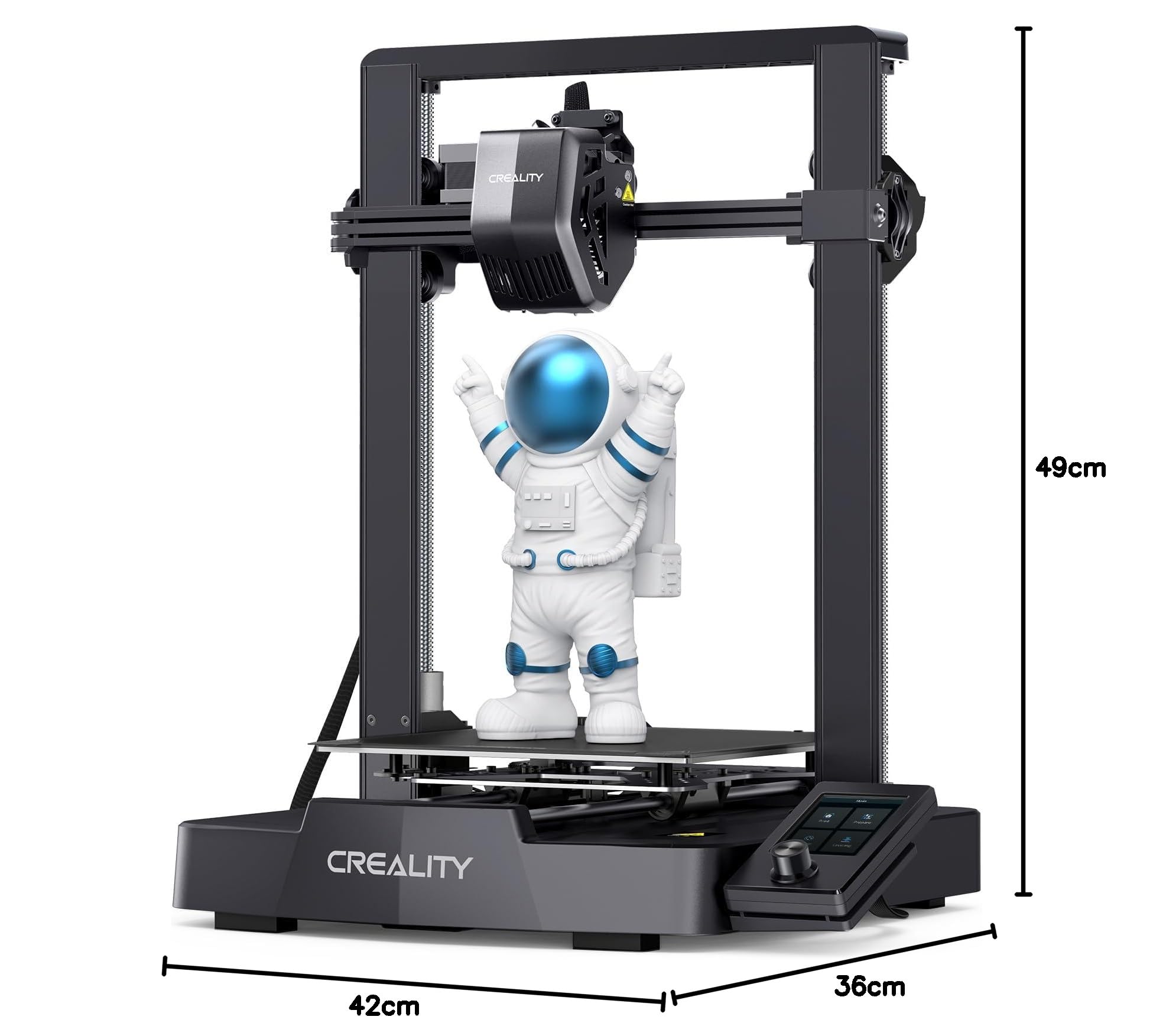 Creality Ender 3 V3 SE drukarka 3D, szybsza prędkość drukowania 250 mm/s, z wytłaczarką Sprite Direct, podwójna oś Z, CR Touch, automatyczna niwelacja, rozmiar druku 220 x 220 x 250 mm