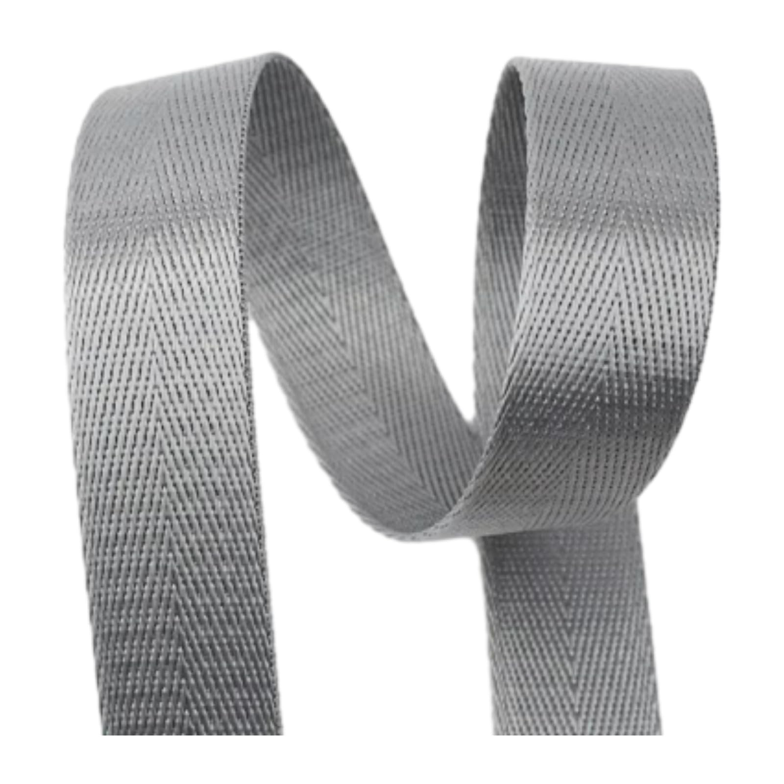 5M 20-38mm Nylon Webbing Band, Strap Bag Backpack Material, Sewing Binding Tape,Gray,32mm