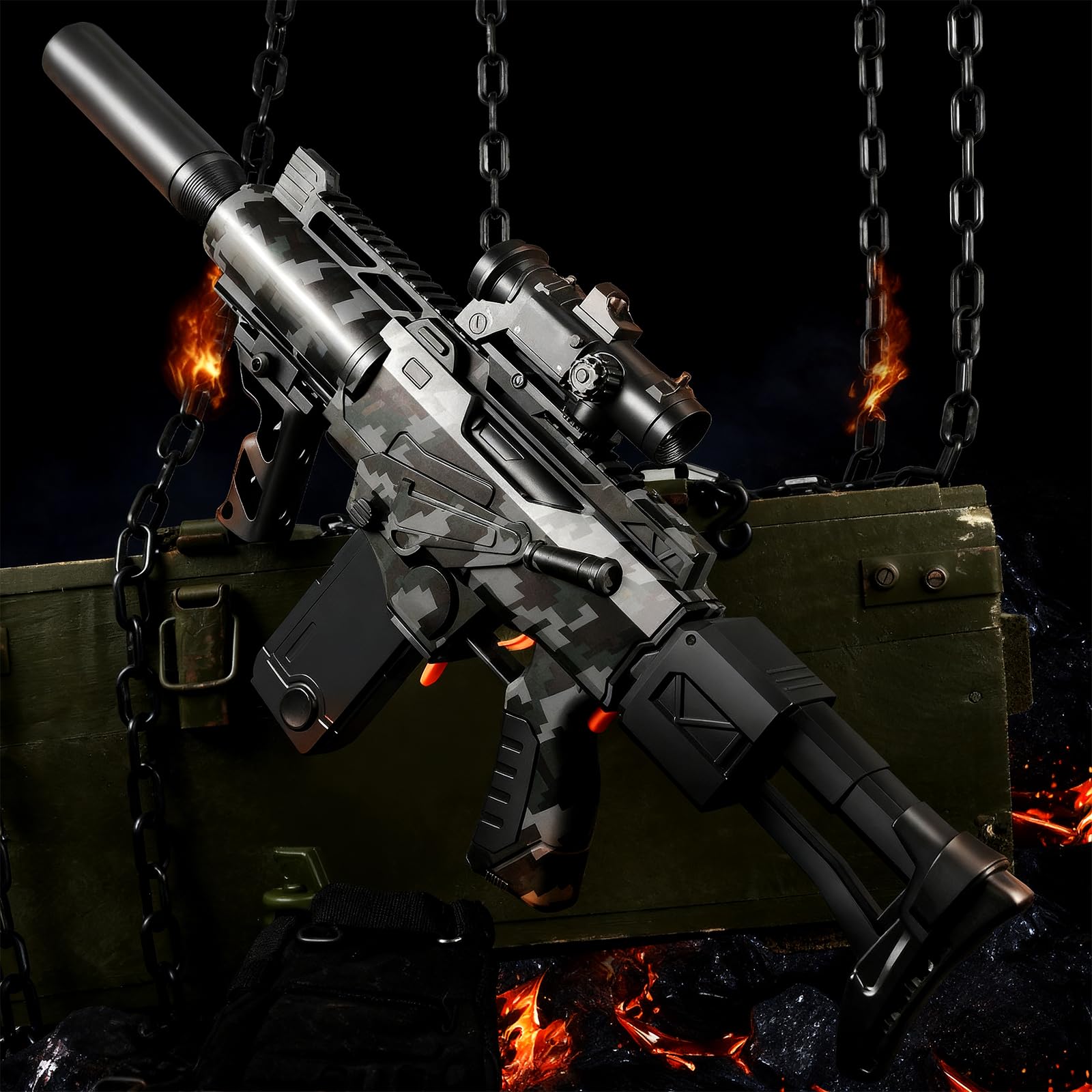 Spielzeug Pistole, weichen Schaumstoffkugeln, elektrisches Schussgerät Erwachsene, Soft Foam Bullet Blaster Toy Guns, Weihnachts-, Halloween- und Geburtstagsgeschenk