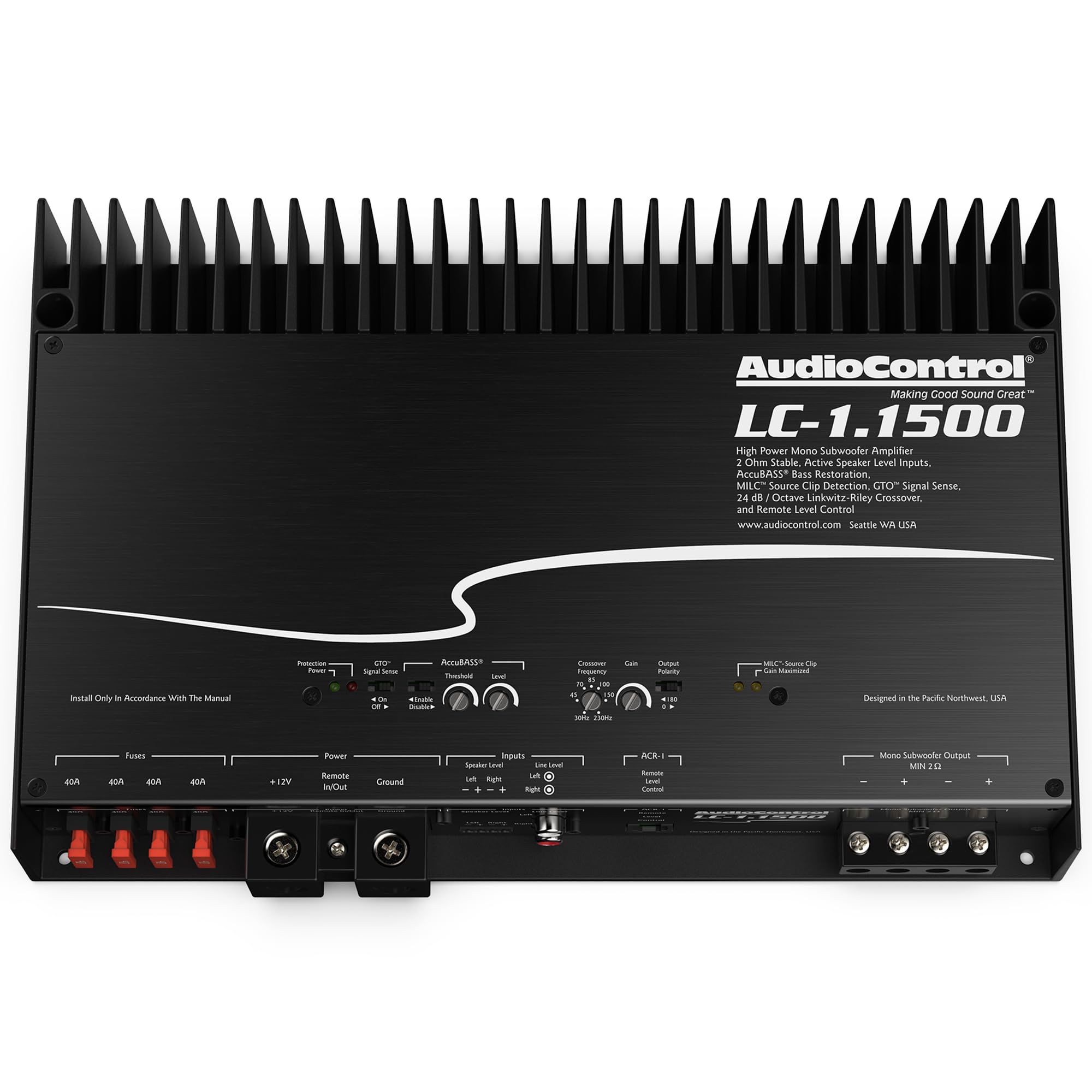 Amazon.com: AudioControl LC-1.1500 High-Power Monoblock 1500W