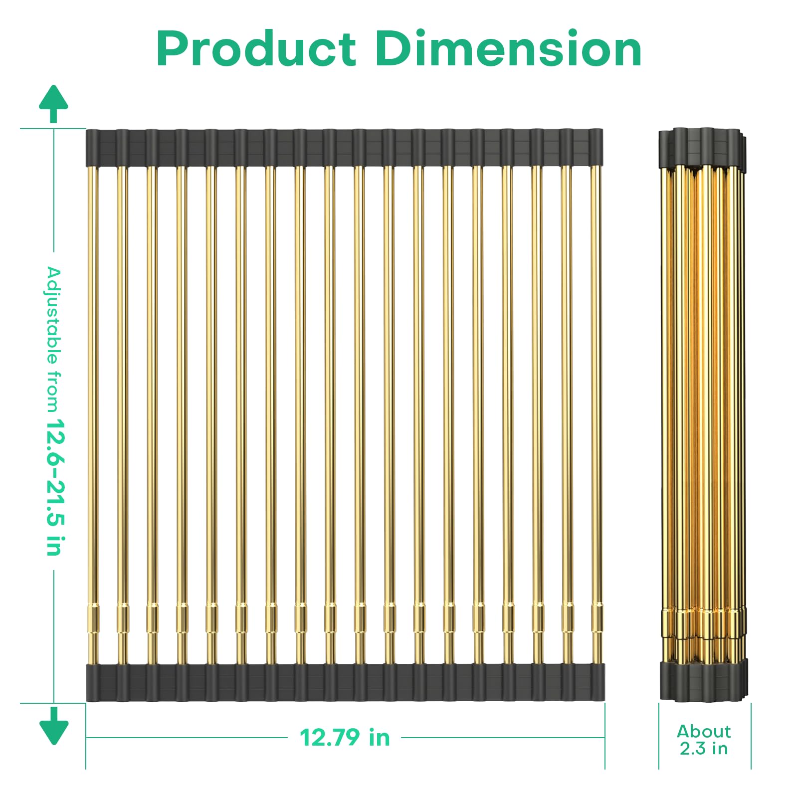 ARAINY Expandable Large Draining Rack - Image 4
