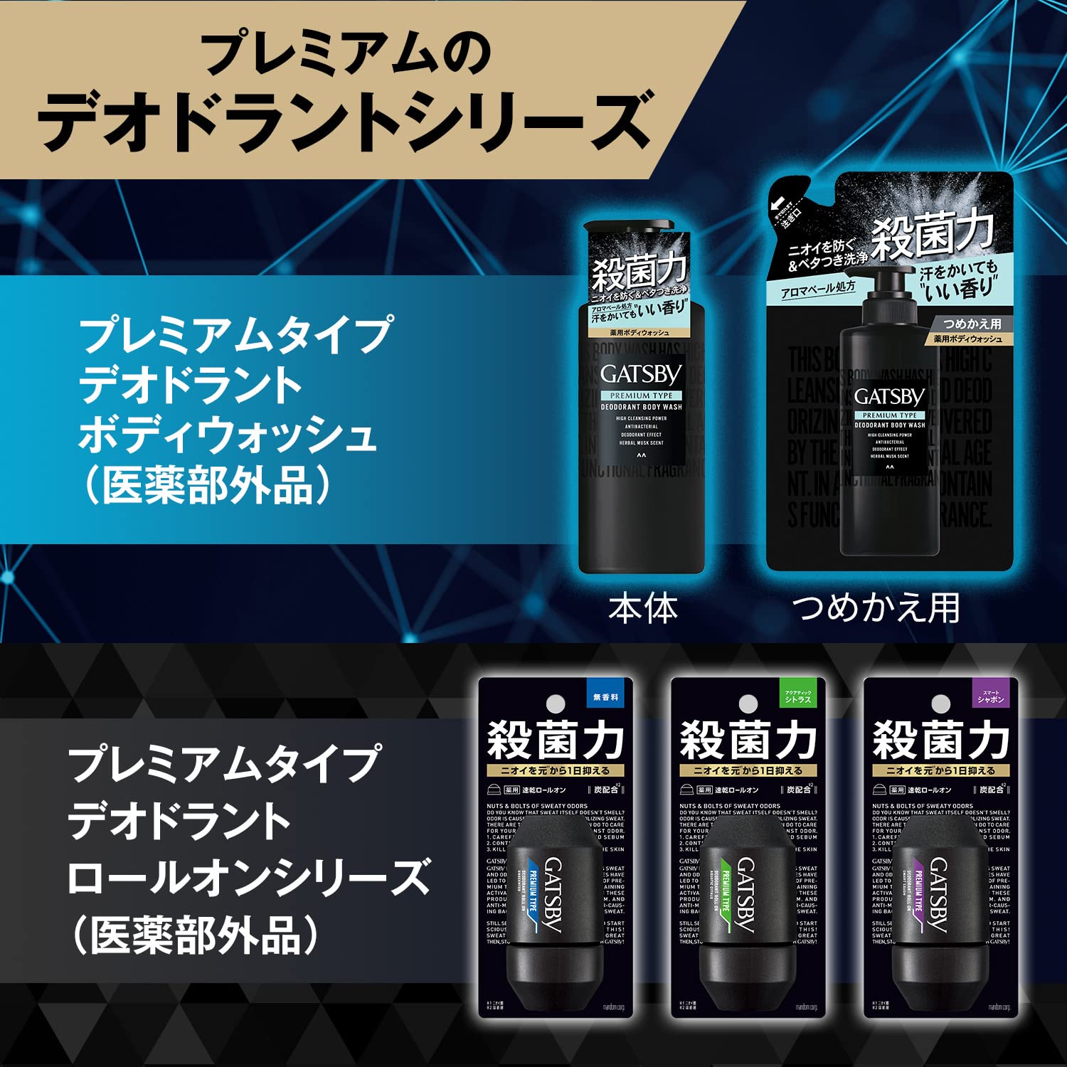 Amazon | GATSBY(ギャツビー) 【医薬部外品】 プレミアムタイプ