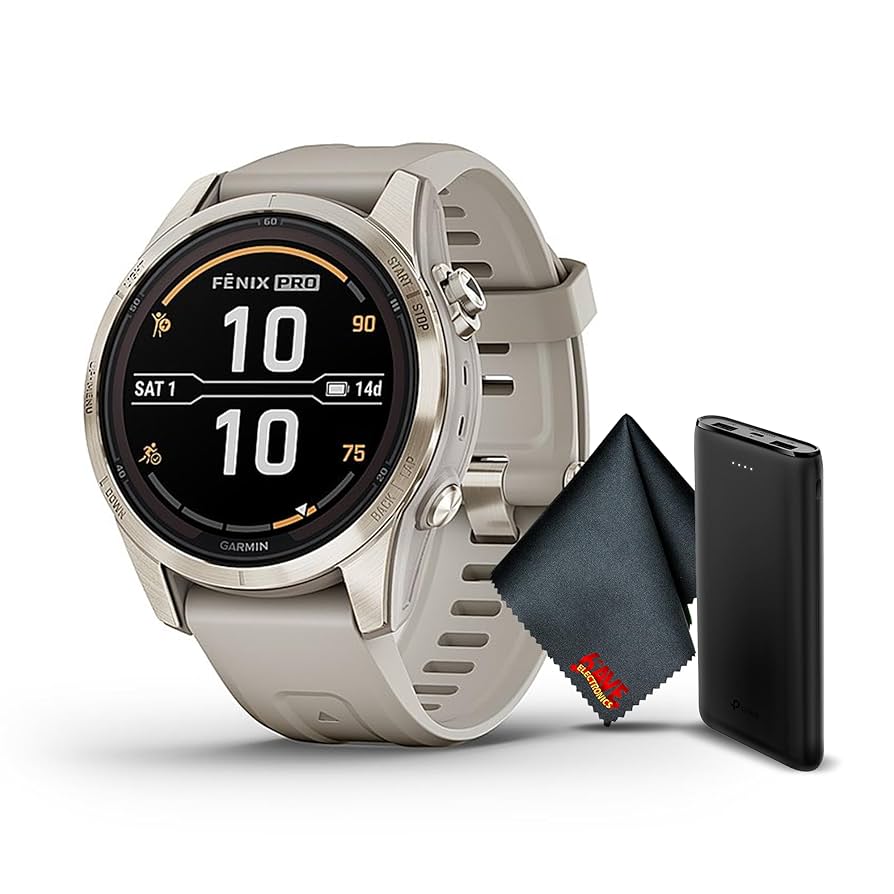 Amazon.com: Garmin Fenix 7S Pro Solar Edition 42 MM Sapphire