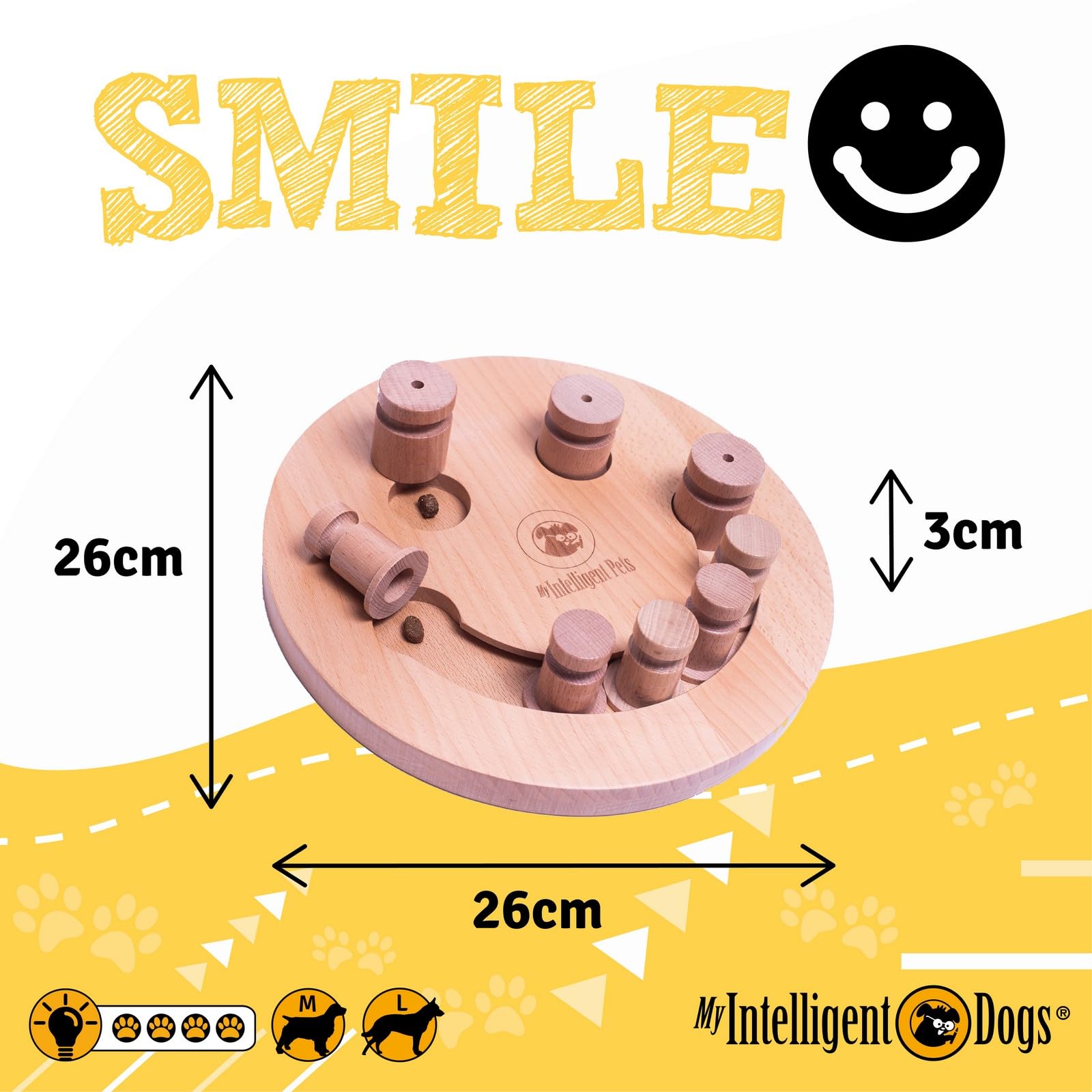 Interaktives Hundespielzeug Intelligenz, Hundepuzzle | Intelligenzspielzeug für Hunde Mentalen Auslastung - Interaktives Spielzeug Hund, Denkspiele für Hunde
