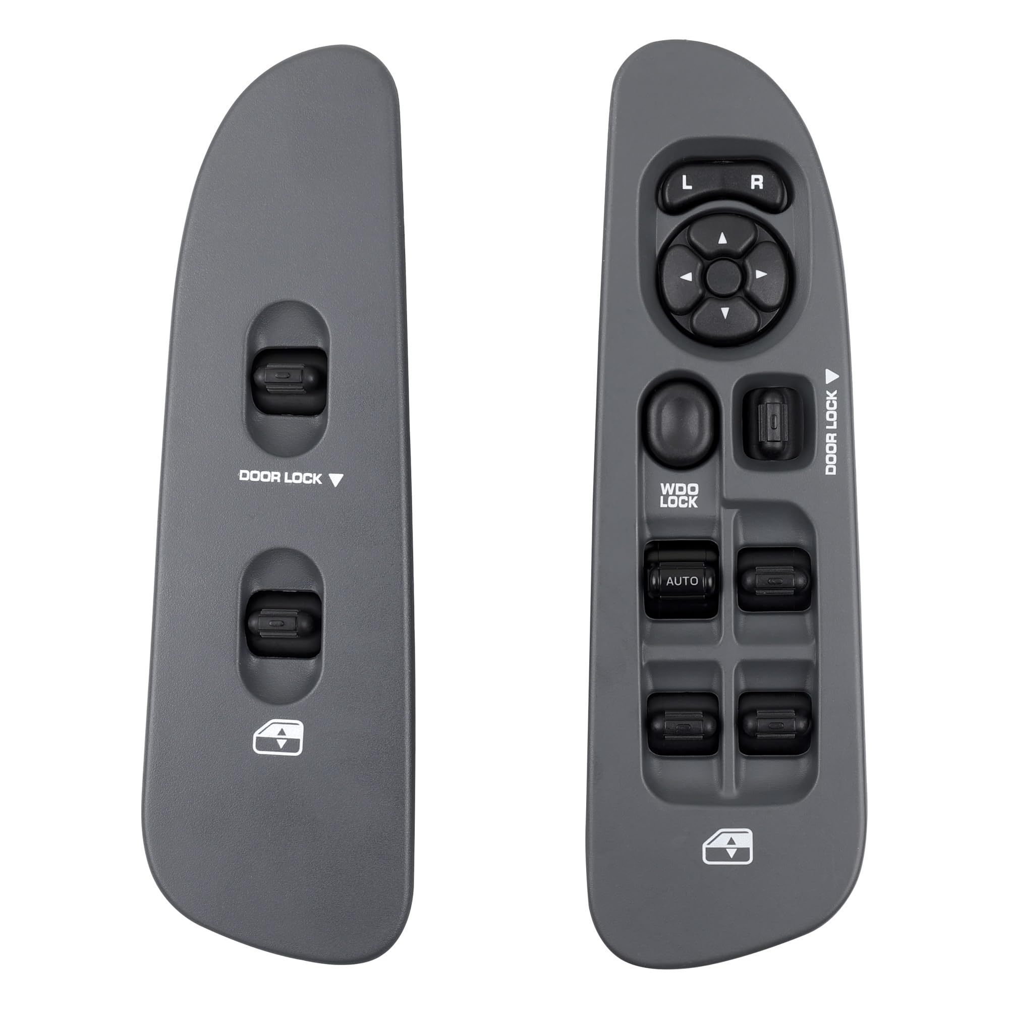 56049805AB Master Power Window Switch and Bezel(Driver & Passenger Side) Compatible with 2002-2009 Dodge Ram1500 2500 3500,2001-2004 Dodge Dakota,2001