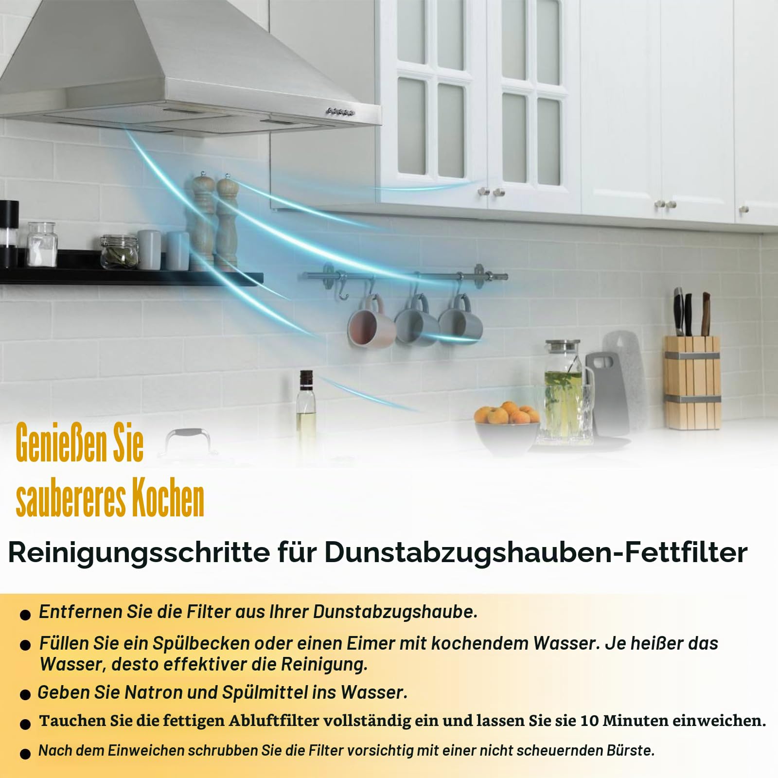 Filter für Dunstabzugshaube 310 x 250, Dunstabzugshaube Kompatibel mit Boschh Dunstabzugshaube von Poweka (3 Stück)