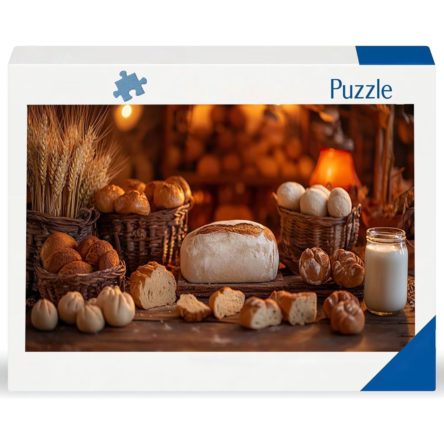 Puzzle dla dorosłych 1312 elementów chleb 156 x 28 cm niemożliwe trudne wyzwanie, puzzle dla dorosłych gra edukacyjna wyzwanie zabawki 1312 elementów puzzli dla dorosłych, kreatywna rozrywka prezent z