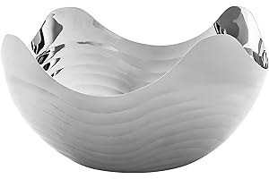 Silver Decorative Bowl: Elegance Stainless Steel Bowl, Adorning Your Home with Grace
