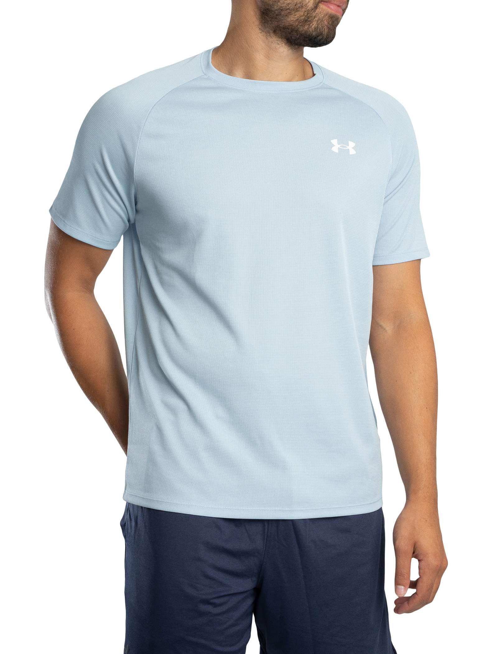 Under Armour Homme T-Shirt Texturé Technique, Light Blue, S