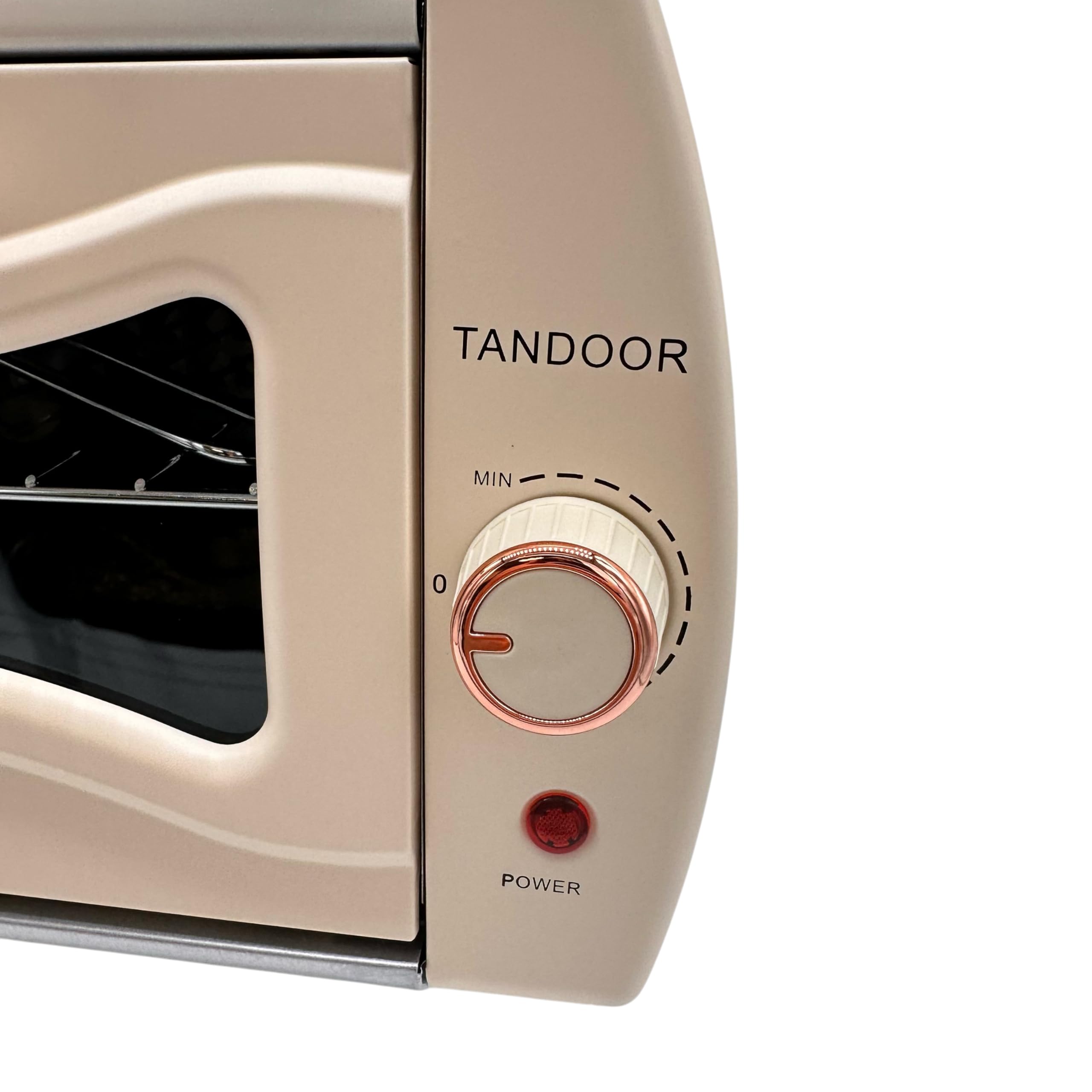 Cremeweißer Goldhofer Elektrischer Premium Tandoor Ofen mit Grillrost ohne Backblech! – Authentischer Geschmack, einfach zu Hause! NEU & EXLUSIV IN CREMEWEIß!