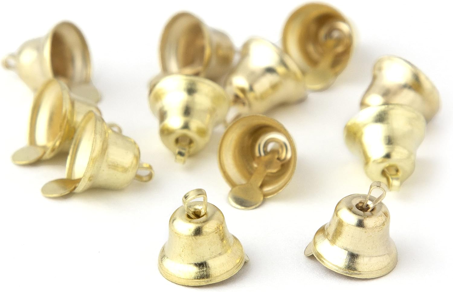 Cousin DIY Liberty Bells .375 Inch, 12 Pack, Silver