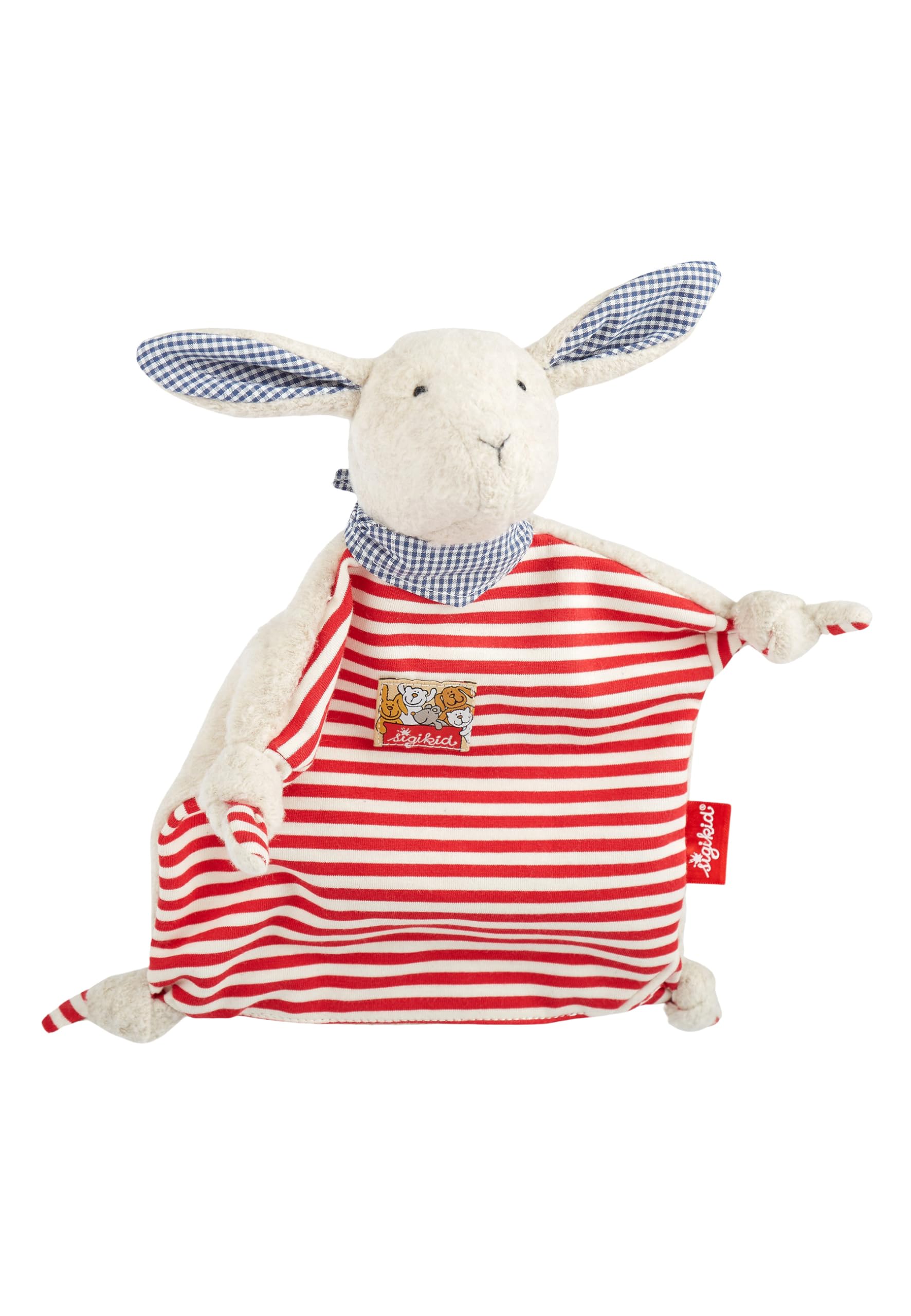 sigikid, Ragazze e ragazzi, 45570 - Telo coniglietto, colore: Rosso/Bianco