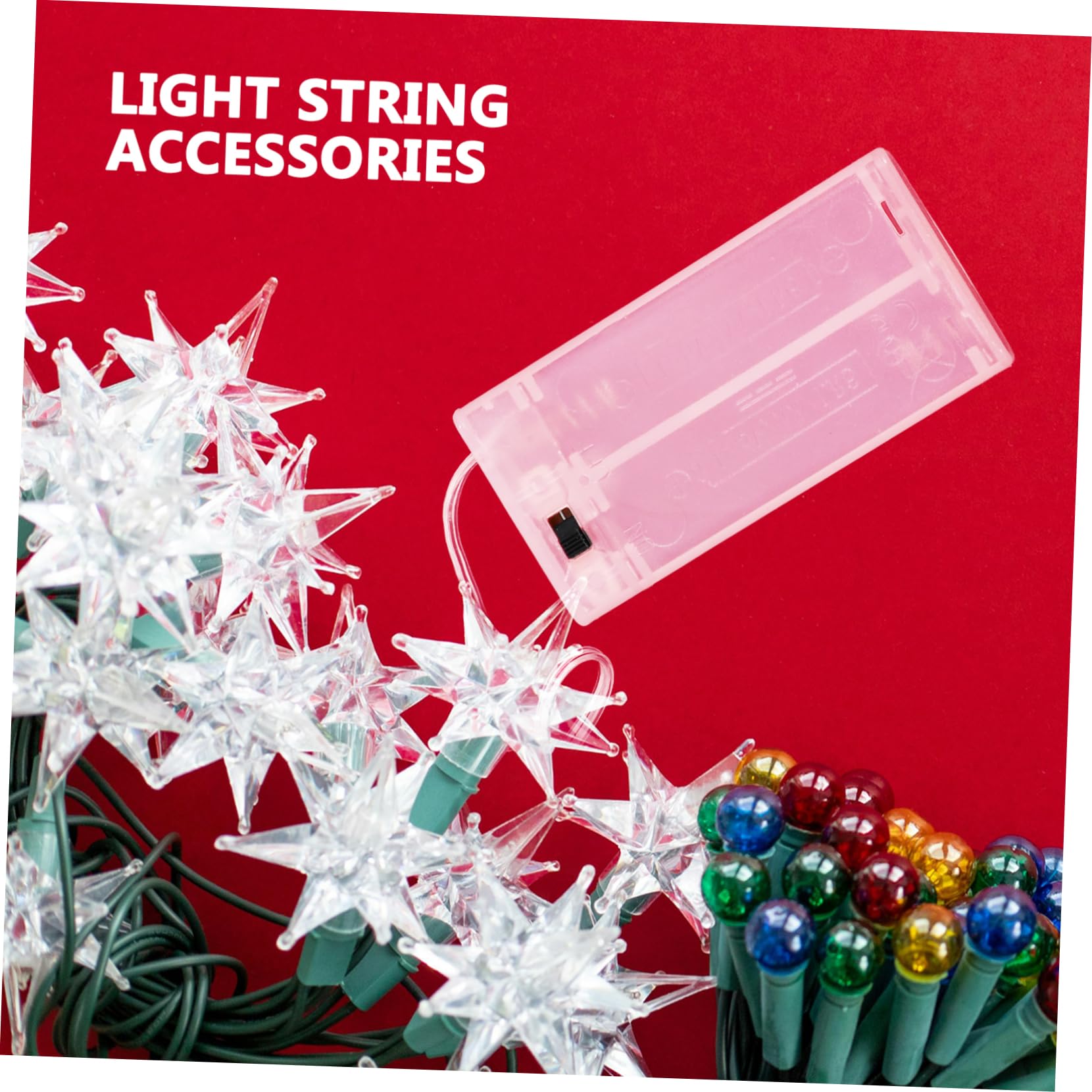 Sosoport 5 Set Accessori Per Scatola Batteria Di Novità Custodia Per Batterie Portaoggetti Leggero Piccola Custodia Di Plastica Batterie Accessori Abs Trasparente 10 Pezzi*5