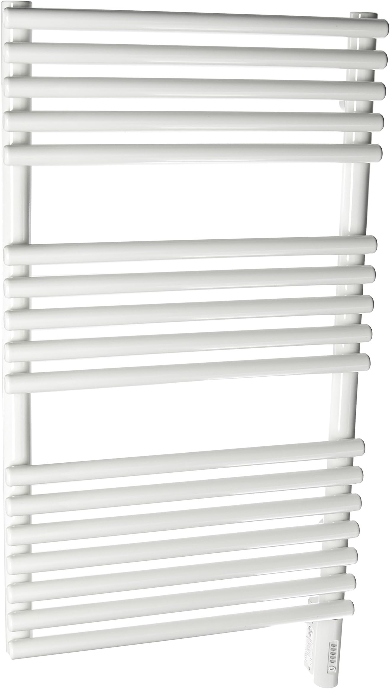 Runtal NTRED-3320-9002 Neptune Electric Towel Radiator Direct Wire 33-in H x 20-in W Gray White