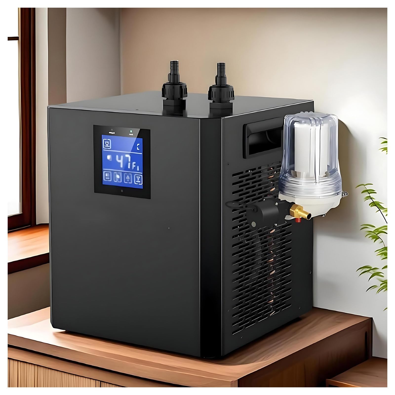 MIAOXIAOLONG Ice Bath Water Chiller, 79 Gal Cold Plunge System, Rapid Cooling Compressor for Hydroponics, Aquatic Life, and Fish Tanks
