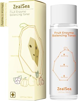 ZealSea Fruit Enzyme Toner for Face Balancing Prep Toner for Sensitive Skin