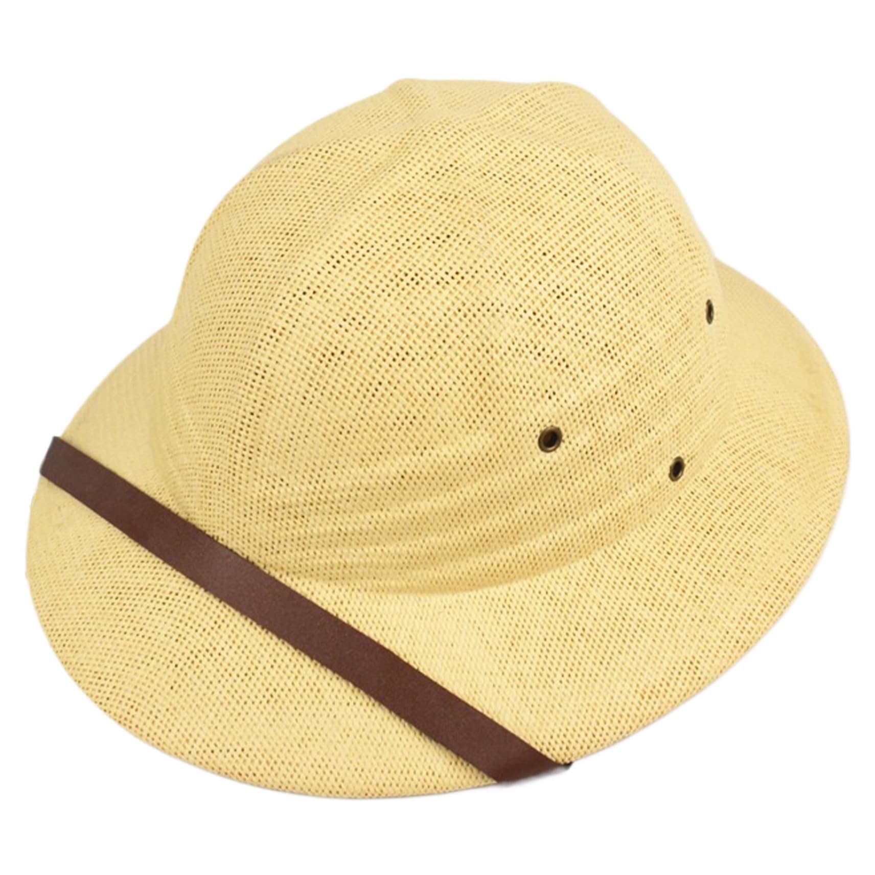 Pith Helmets for Men Hat, Adjustable Anti-bugs Pith Helmet, Portable Pith Helmets for Men, One Size Sun Hats for Summer, Beige