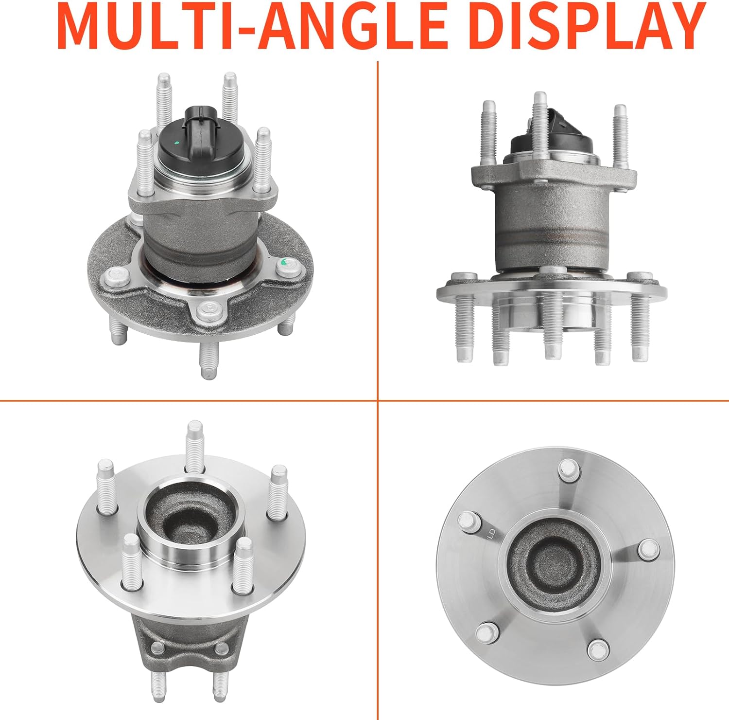 DRIVESTAR 512285 Rear Wheel Hub & Bearing Assembly for Chevrolet Malibu 2004-2012/08-10 HHR & Cobalt/04-05 Classic, 05-10 Pontiac G6, 07-09 Saturn Aura(5-Lug ABS)(Pair)