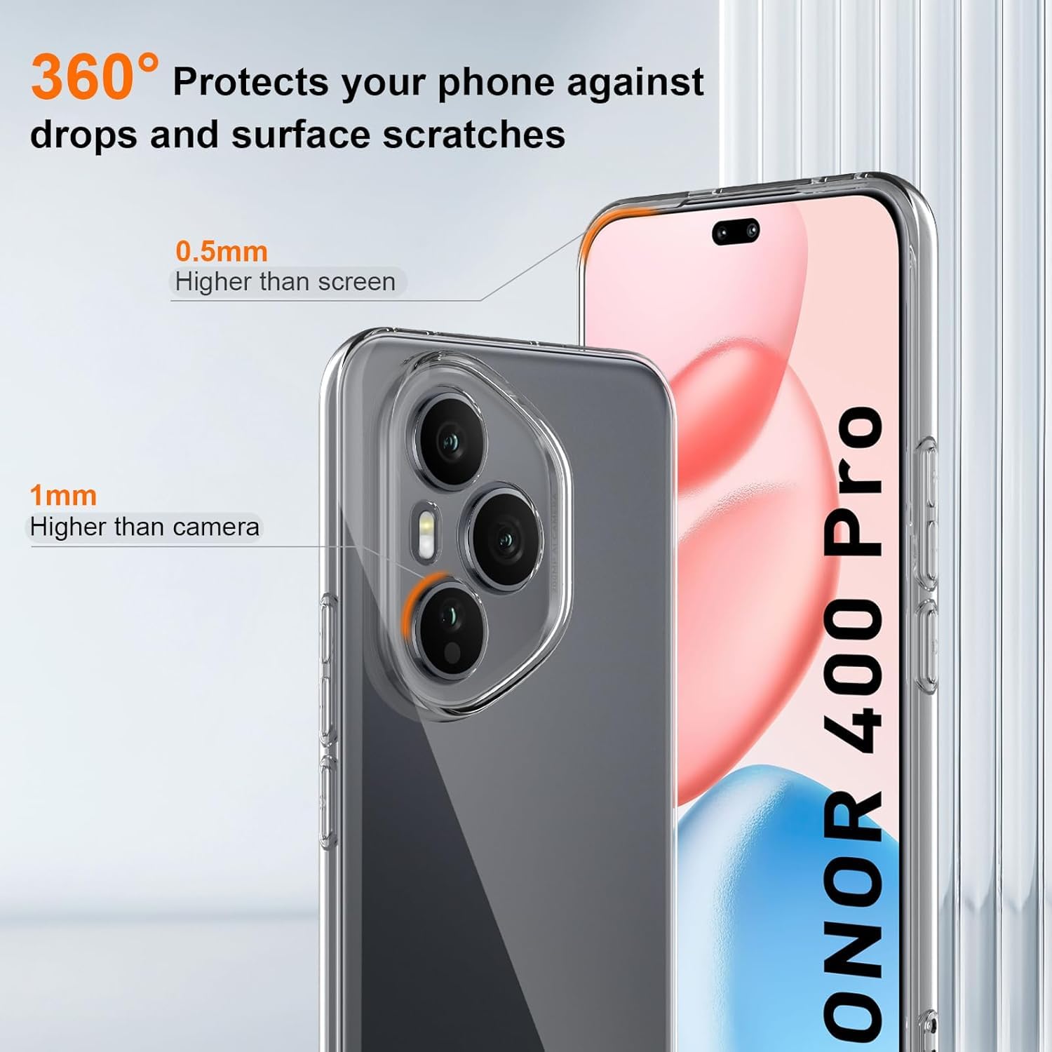 PIXFAB For Samsung Galaxy A13 4G Clear Case, Shockproof [Ultra Slim] Scratch Resistant Gel - View #5