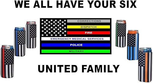 Miniatura 4 de QualityPerfection Fundas delgadas para enfriar latas (paquete de 2), aisladas, de neopreno, de 0.157 in de grosor, para bebidas delgadas de 12 onzas