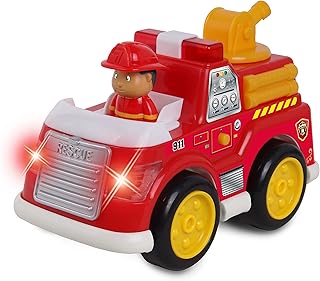 NKOK Junior Racers Lights & Sounds Fire Truck, Multi