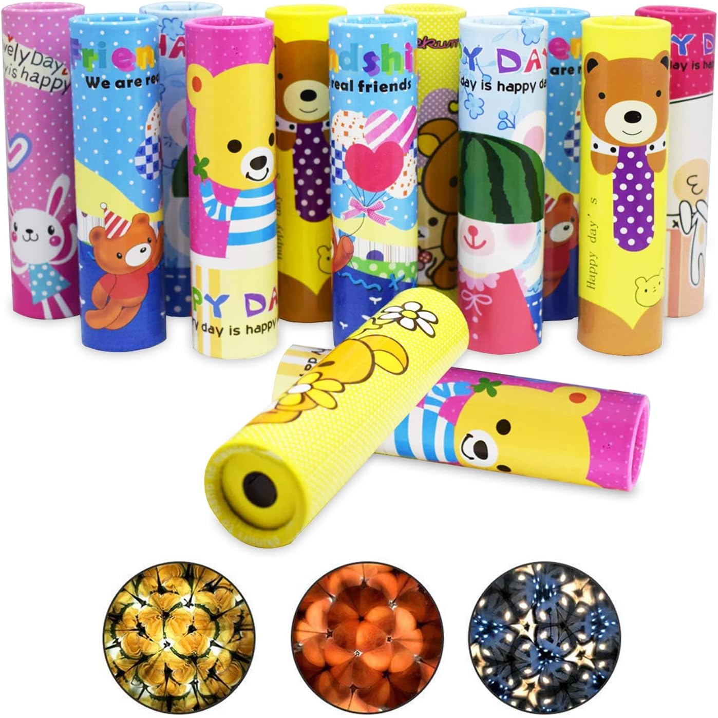 Kaleidoscope Magical Educational Science Toy, 6 Pieces, Multicolor - Kids