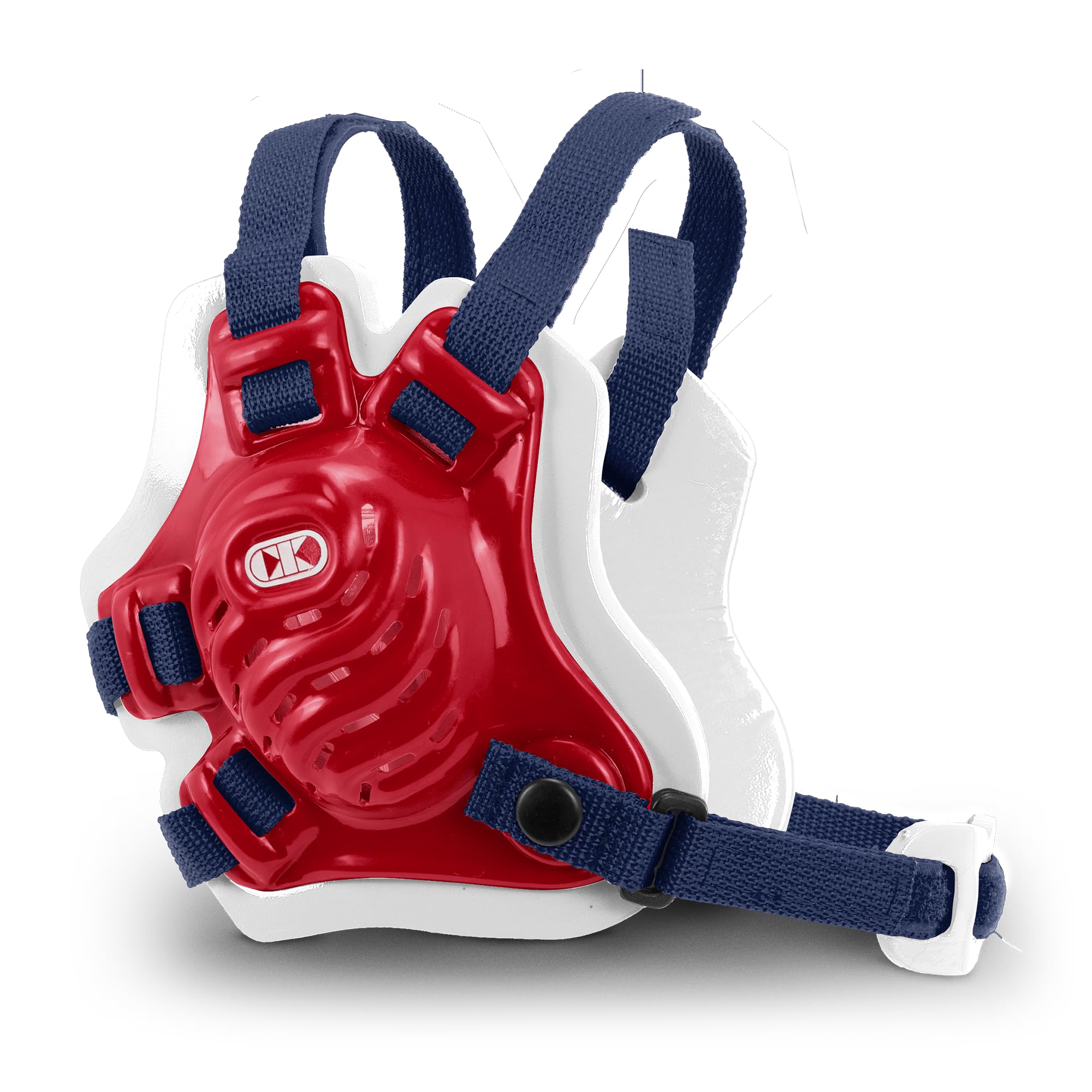 Cliff Keen Tornado Wrestling Headgear (Scarlet/White/Navy Blue)