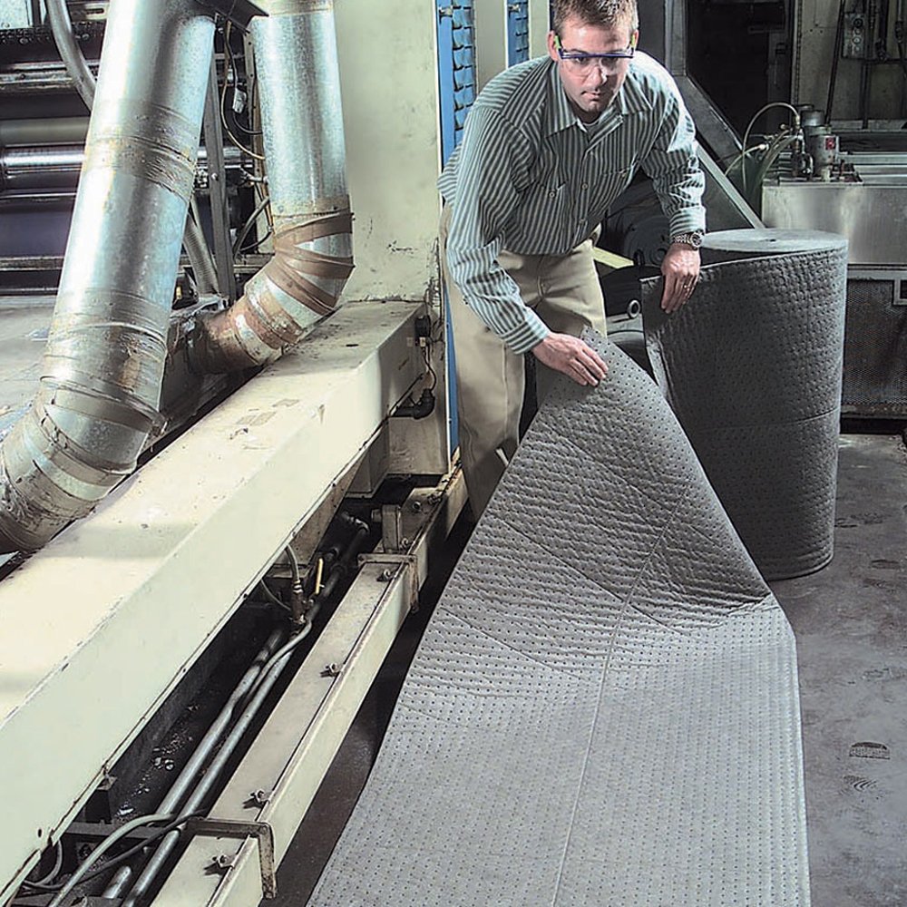PIG Absorbent Mat Roll - 30" x 200' Mediumweight Mat Roll - Absorbs up to 42.5 Gallons per Roll - MAT411 — Amazon image 6