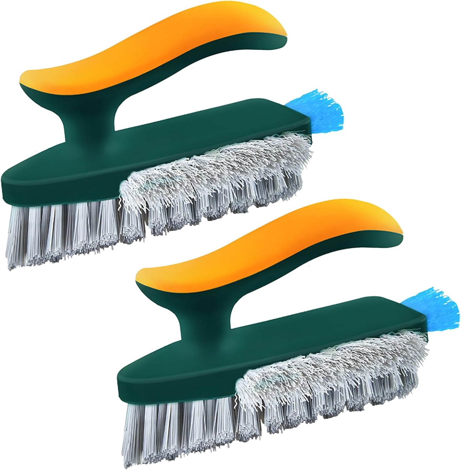 Amazon.com: 2PCS Scrub Brushes with Squeegee, Bathroom Cleaning Brushes ...