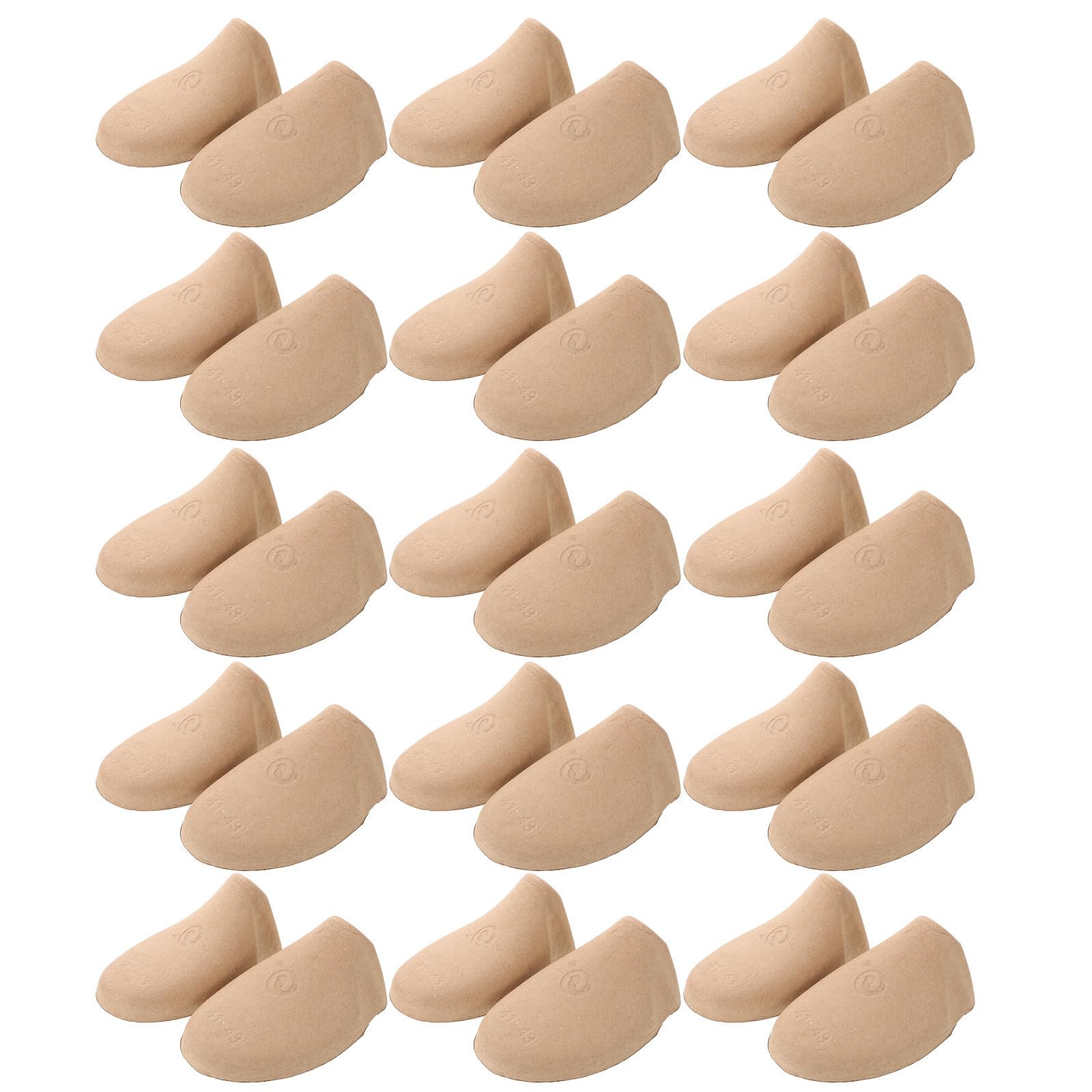 Gatuida 50 Pares Hormas de Pulpa de Papel para Zapatos y Botas de Mujer Eu 41-43 Soporte Interior Ligero para Entornos de Alto Tráfico y Limpieza en Seco Comercial
