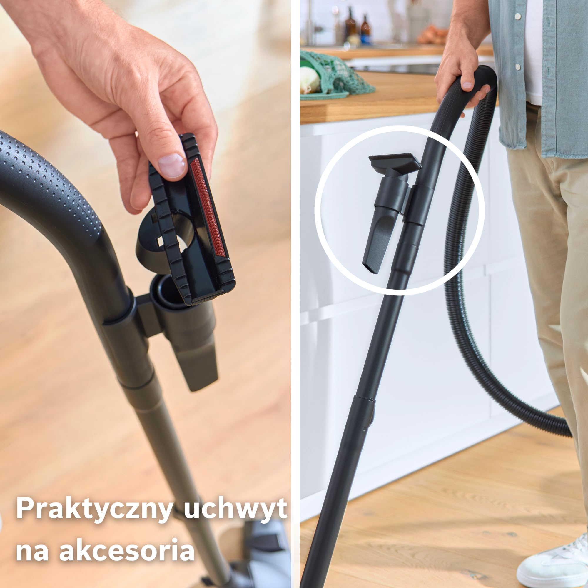 Bosch Serie 4, odkurzacz workowy, kompaktowy, lekki, worek na kurz XL 4 l, promień działania 10 m, higieniczny filtr PureAir, niemiecka jakość, BGB38RD2, czerwony