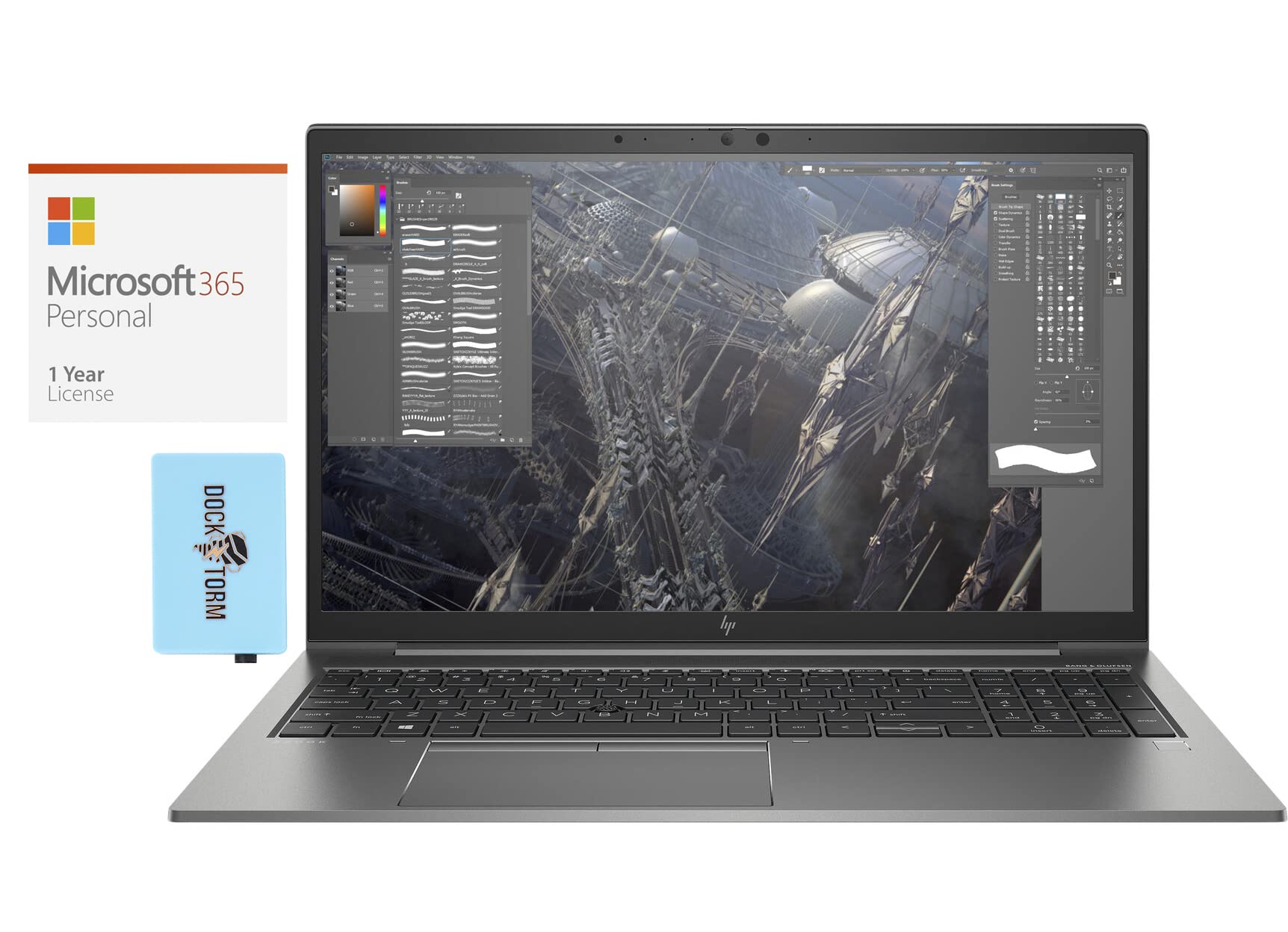 HP ZBook Firefly G8 Workstation Laptop (Intel i7-1165G7 4-Core, 16GB RAM, 512GB SSD, Quadro T500, 15