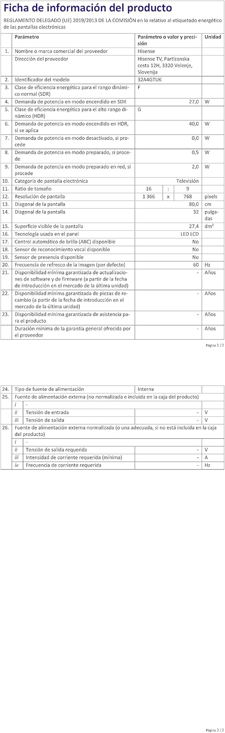 Best | Hisense 32 Inch TV 4K FHD Smart TV, With Dolby Vision H... - view 7