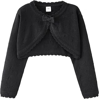 Little Girls Sweater Shrug Knit Cardigan Bolero Coat Children Kids Girl Cover-Up Shrugs