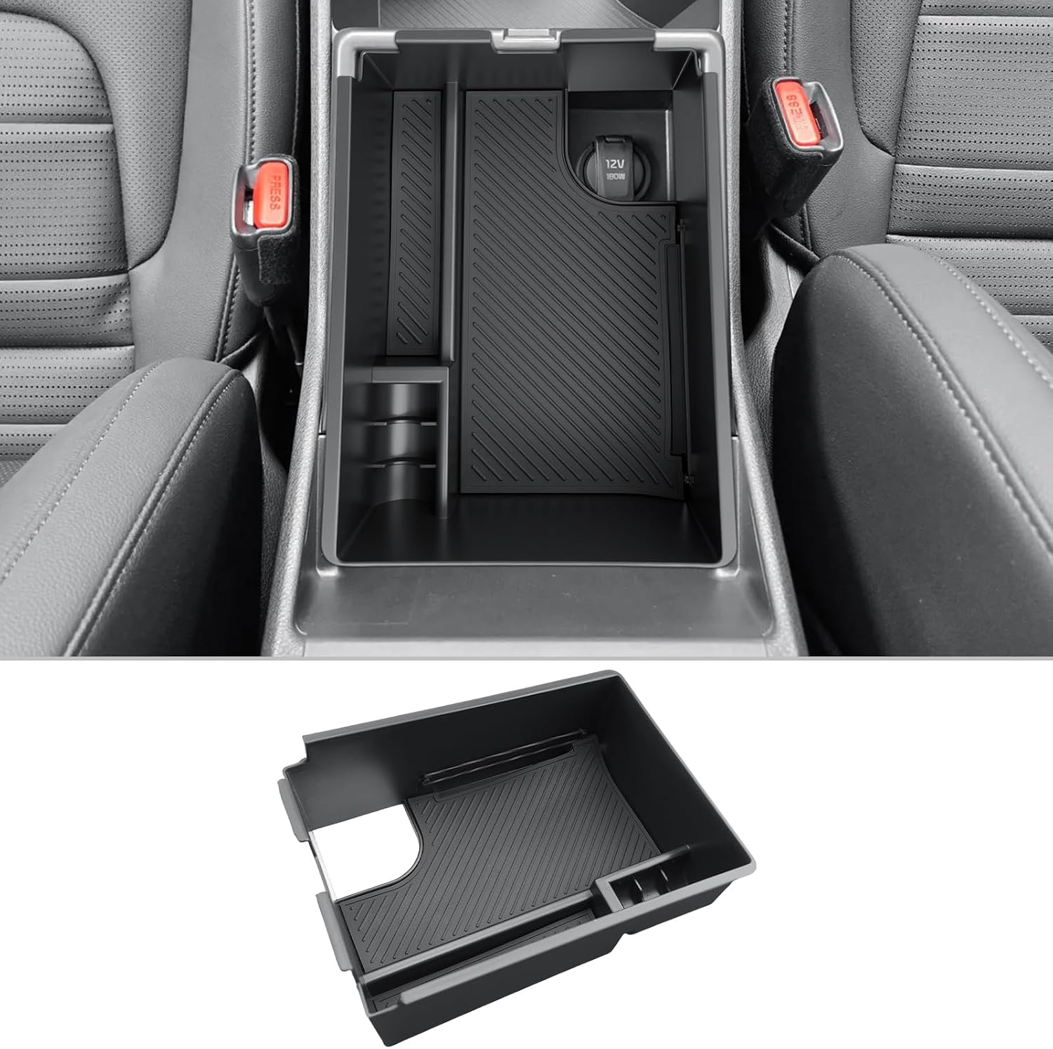 CDEFG Compatible with Kia Sportage NQ5 2026 2027 Facelift Armrest Organiser