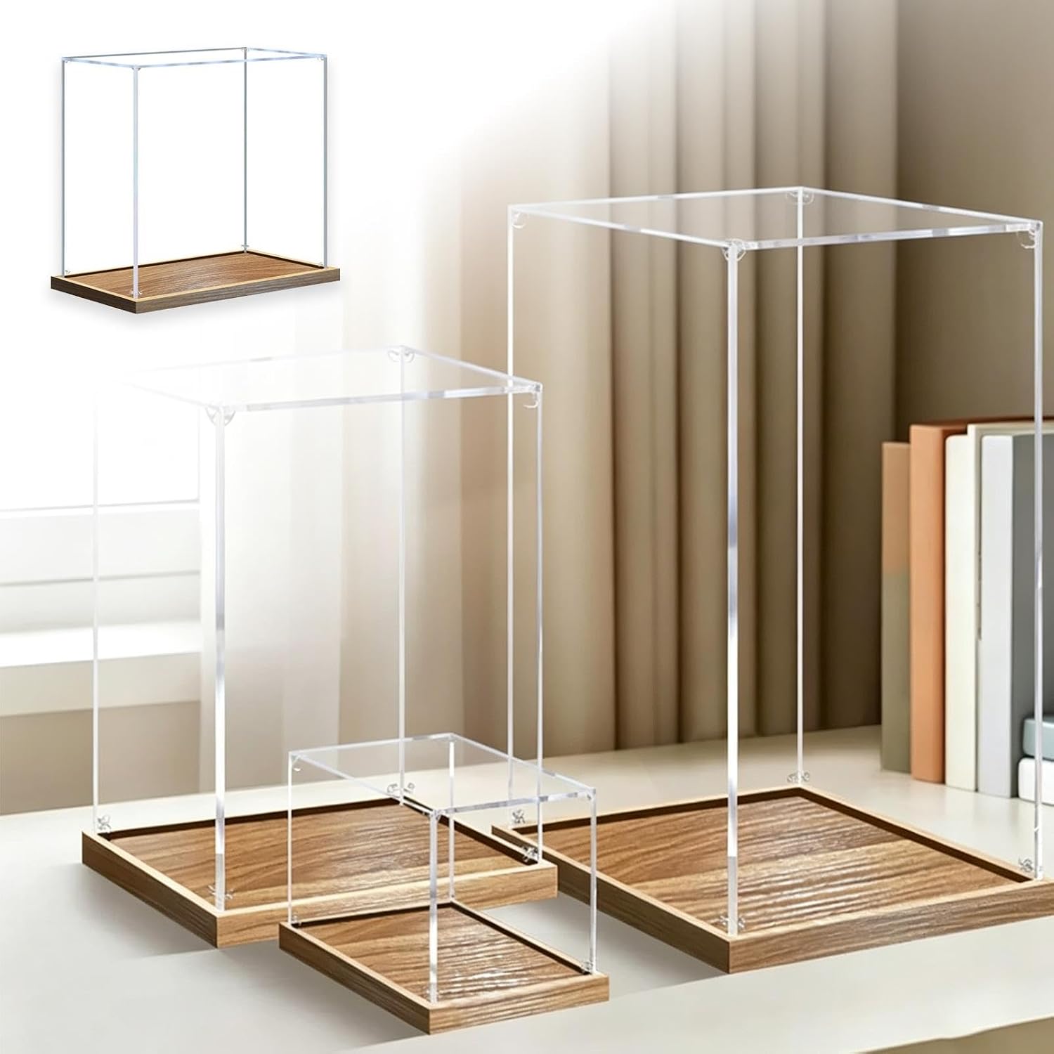 Stable and Pressure Resistant Display Case Worry-Free Stacking