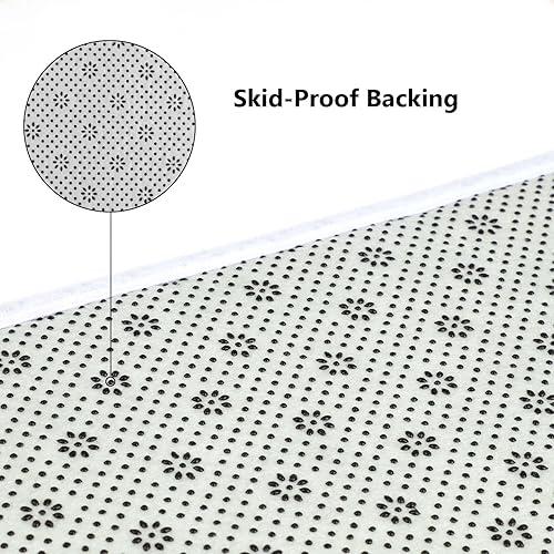 Miniatura 4 de Syhonic Juego de alfombras de baño de 3 piezas, alfombra de baño Happy Camping, tapete de contorno y funda para asiento de inodoro, tapetes de baño