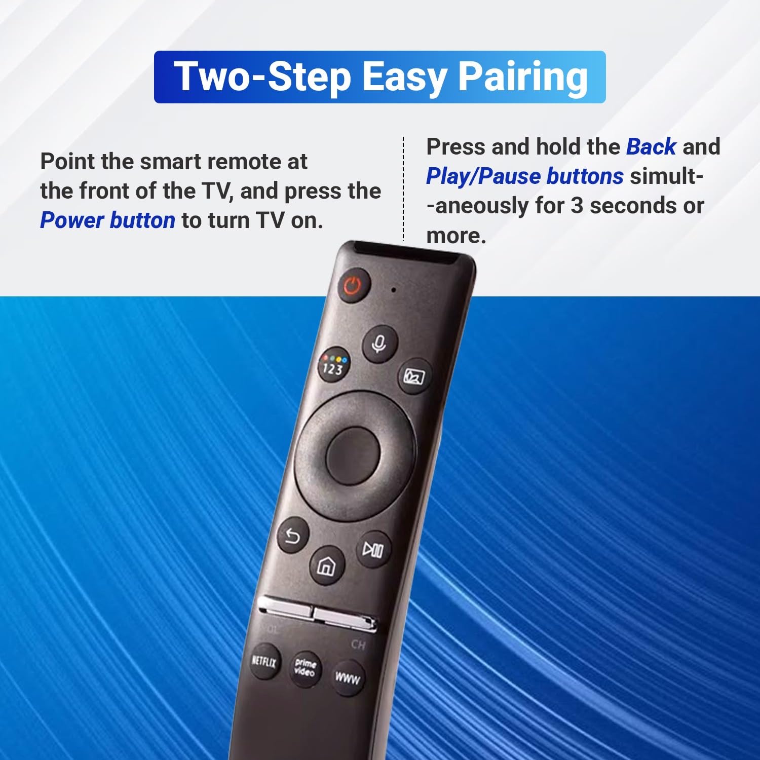 New Year Sale Replacement Remote Control Compatible With Samsung Smart, An... 4 New Year Sale Replacement Remote Control Compatible With Samsung Smart, An...