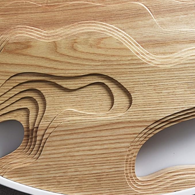 PEPDRO Innovatieve Chinese stijl woonkamer lamp eenvoudige kunst slaapkamer studie massief hout plafondlamp (kleur: A_80cm) photo 3