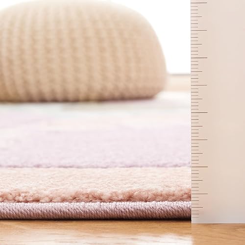 Miniatura 2 de SAFAVIEH Carousel Kids Collection - Alfombra de área de 4 x 6 pies, color morado, diseño de animales, ideal para zonas de alto tráfico para niños y