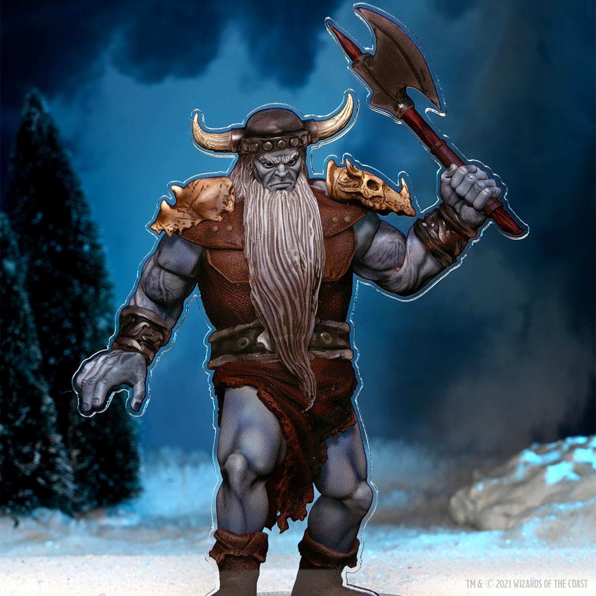 D&D Idols of The Realms Miniatures: Icewind Dale: Rime of The Frostmaiden: 2D Set 2 (Frost Giant)