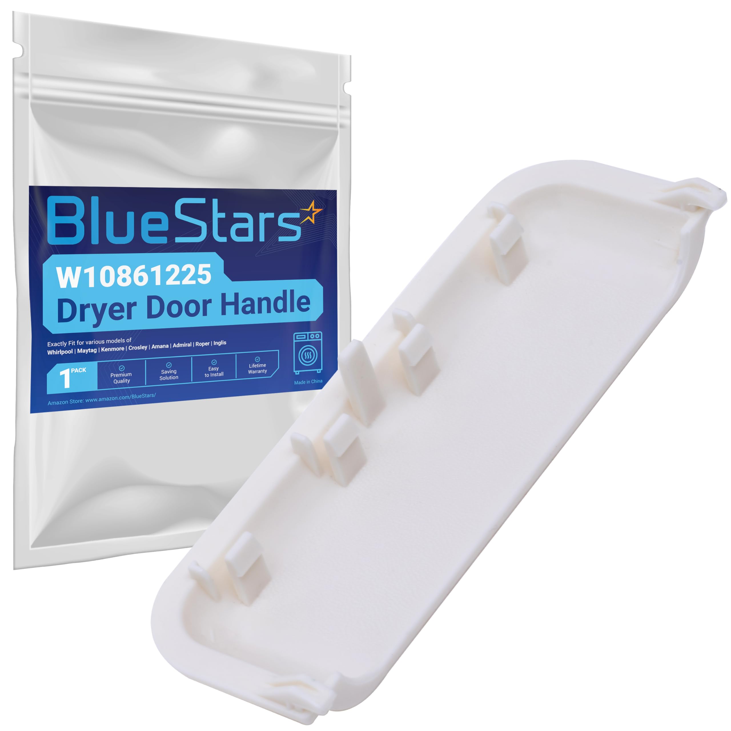 Amazon.com: BlueStars UNBREAKABLE W10861225 W10714516 Dryer Door 