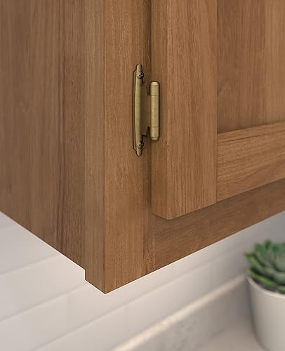 Miniatura 2 de Amerock Bisagra cierre automático montaje Variable revestimiento Bisagra Set, 2 paquetes, BP3429BB