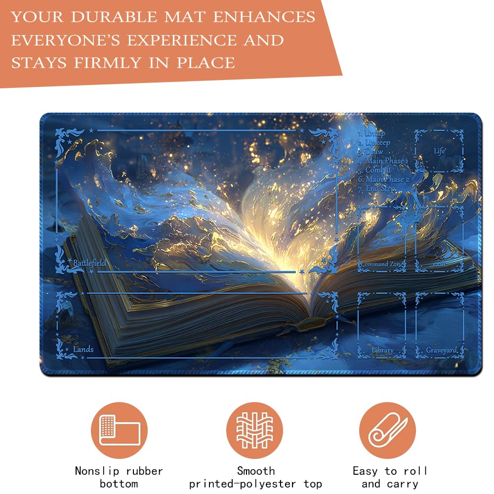 MTG Playmat,With Waterproof Storage black Bag Szie 60 x 35CM - Image 3