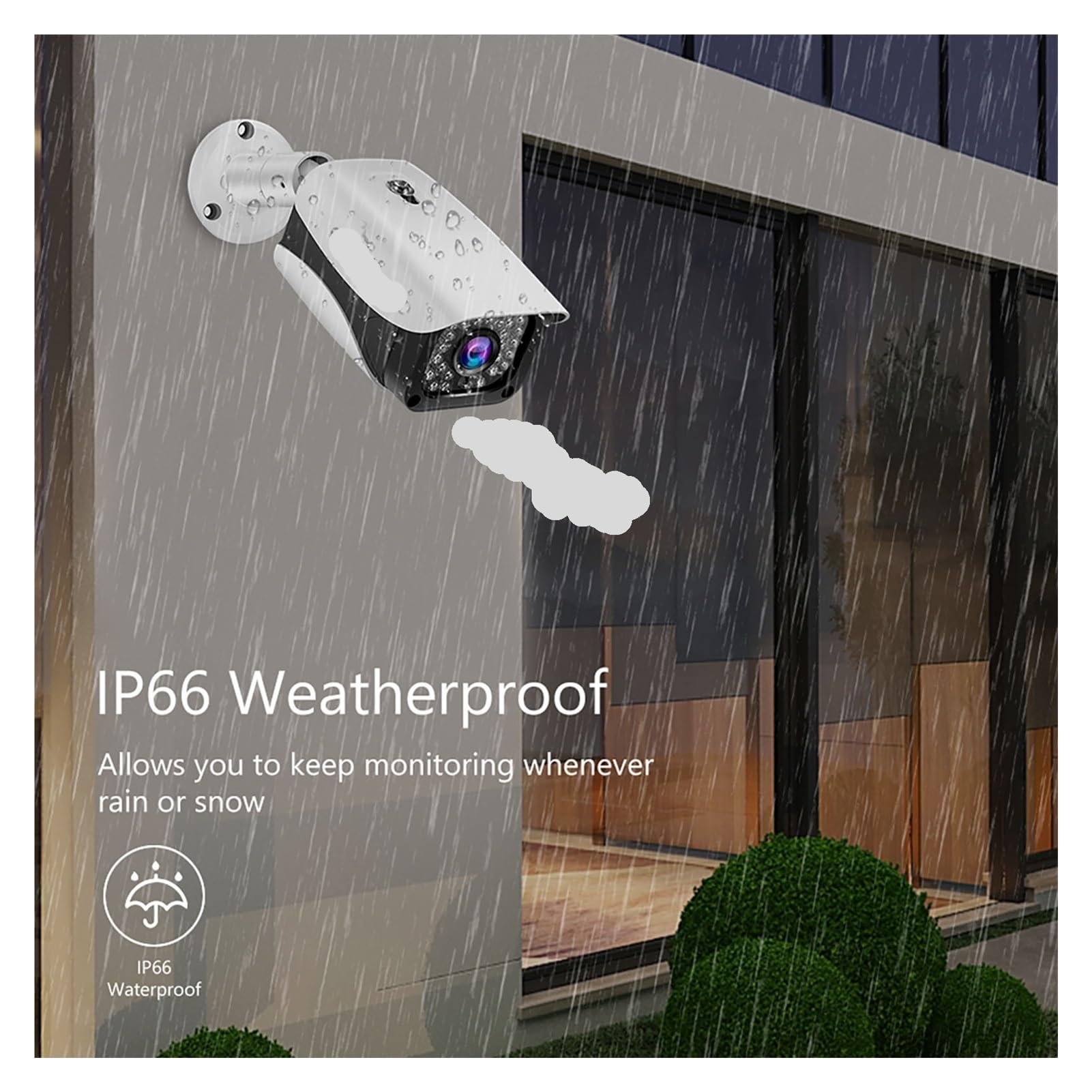 2MP 1080P Filaire intérieur extérieur