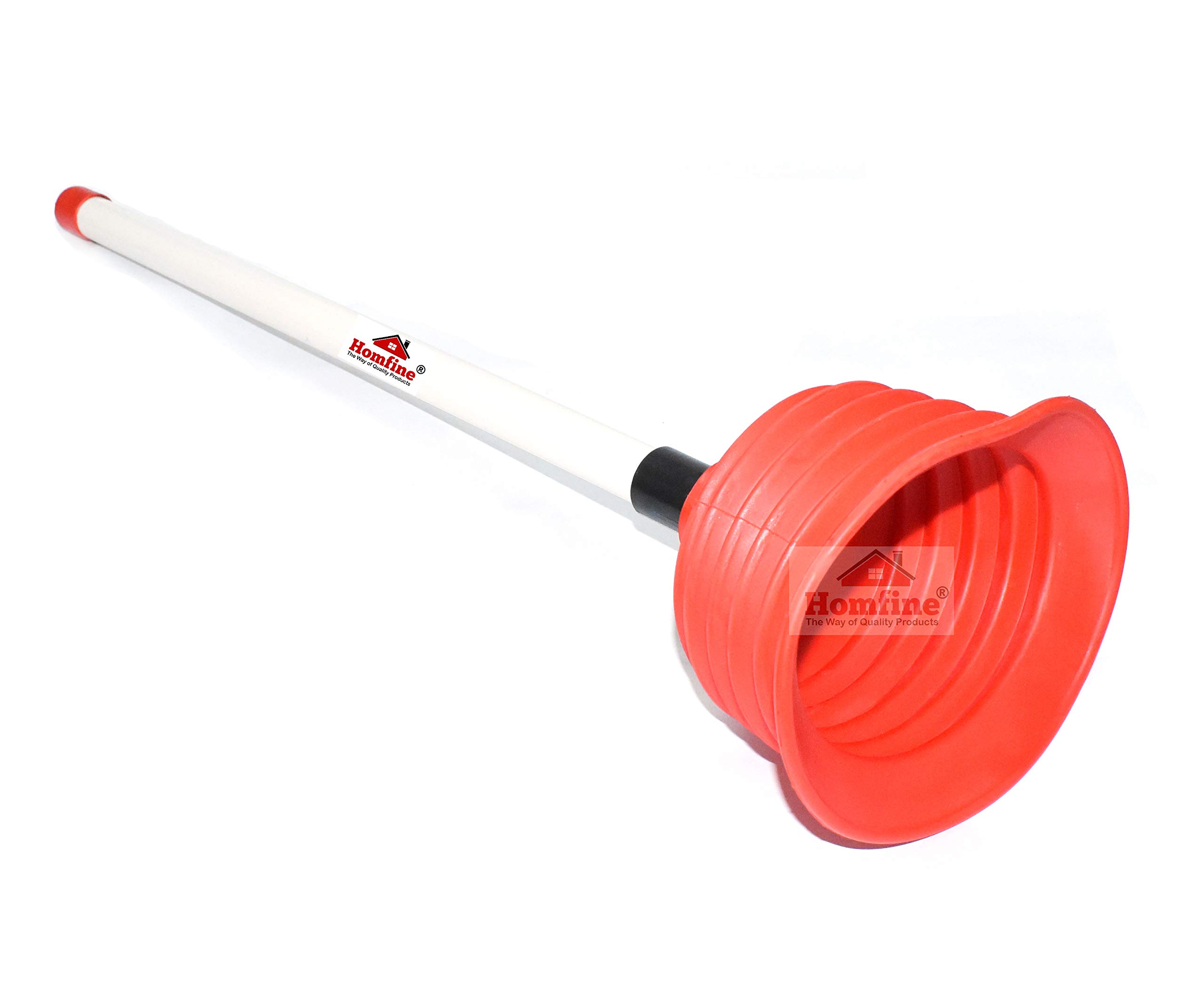 Homfine Multifunctional Unblock Drain Cleaning Suction Plunger for Kitchen Sink, Toilet, Bathroom (1Pc, Rubber, Color May Vary) - Size : 20"x5.5" (B08GZ65581) Amazon Price History, Amazon Price Tracker