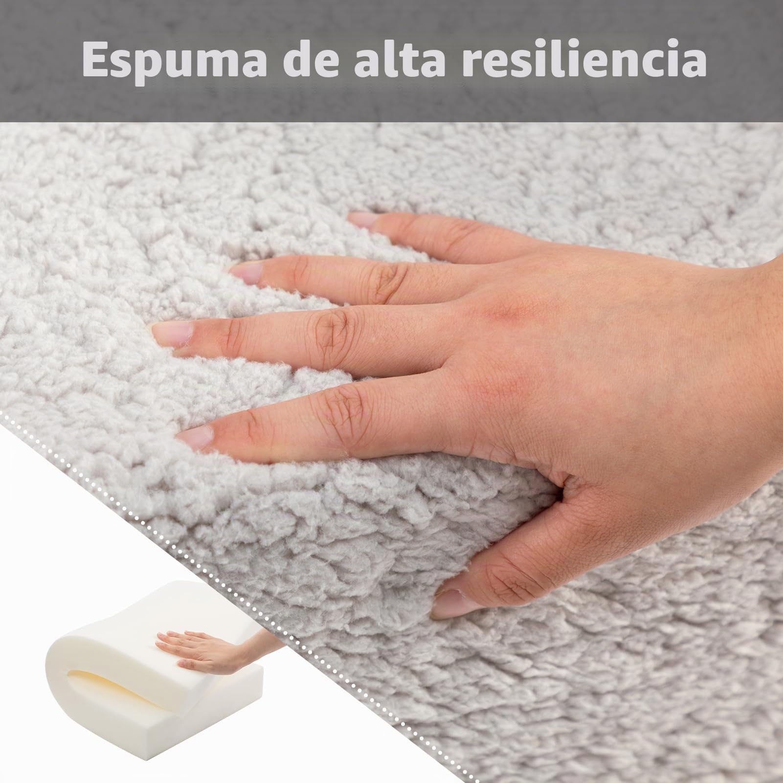 Sofá cama infantil BEJOY, extra ancho 2 en 1, sofá suave con sherpa para niños, convertible de cama infantil a tumbona para niñas y niños, gris claro