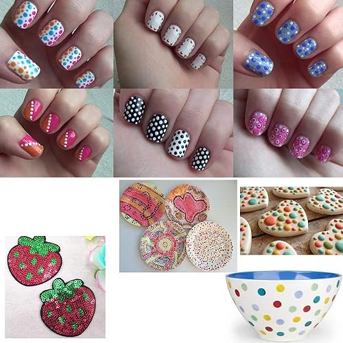 Miniatura 7 de Juego de 41 plantillas de pintura de puntos de mandala, juego de herramientas de plantillas de pintura de puntos de rock, kits de suministros de